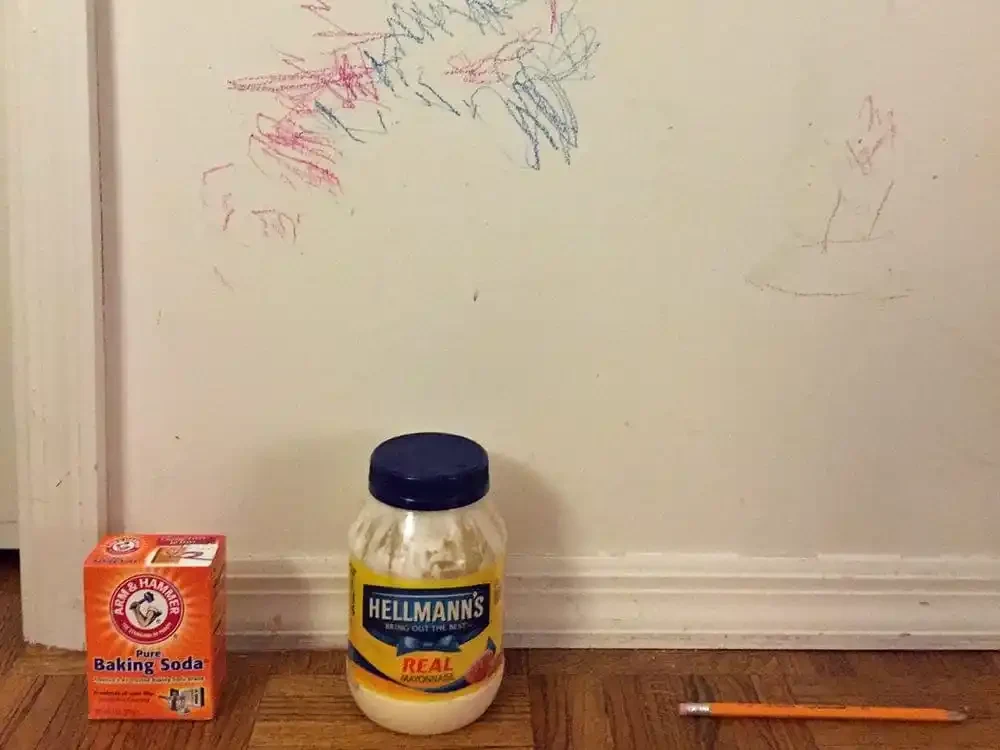 Clean Crayons From Wall