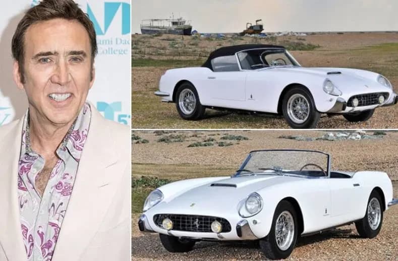 Nicolas Cage – 1958 Ferrari 250 Gt Pininfarina, $6 Million