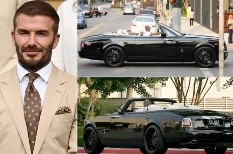 David Beckham – Rolls Royce Phantom Drophead Coupe, Estimated $563K