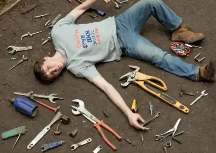Accidentally Knocking Tools