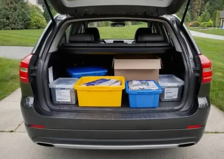 Checkout And Loading The Car