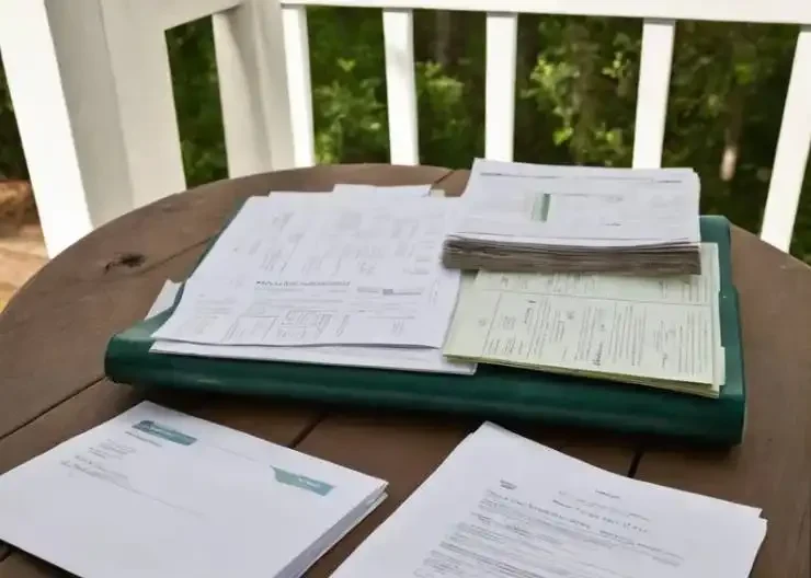 Documents And IDs On Table