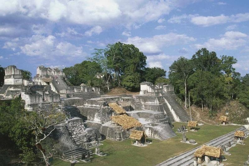 View of the Central Acropolis, Tikal
