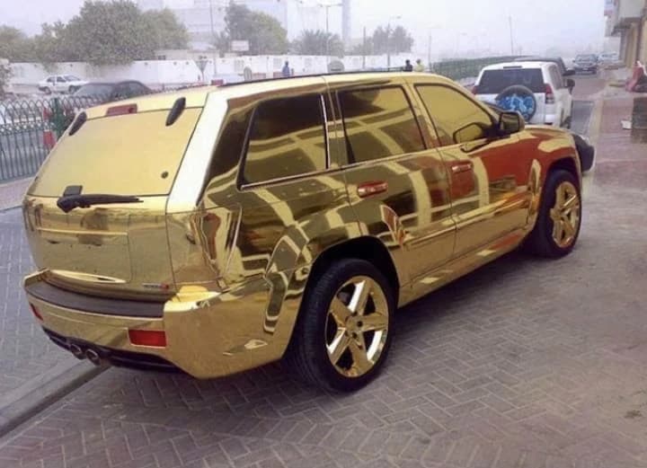 Gold-Plated Cars