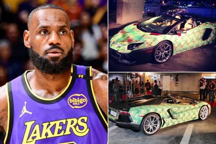 LeBron James – Lamborghini Aventador Roadster, $670K