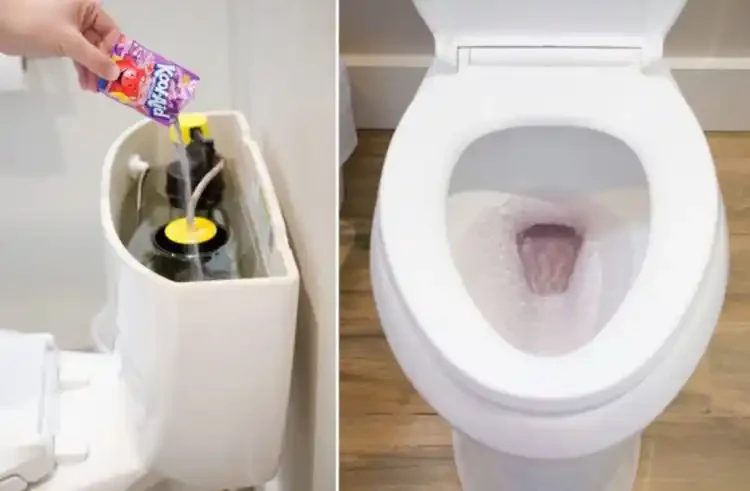 Toilet Leak Can Be Discovered By Using A Kool-Aid