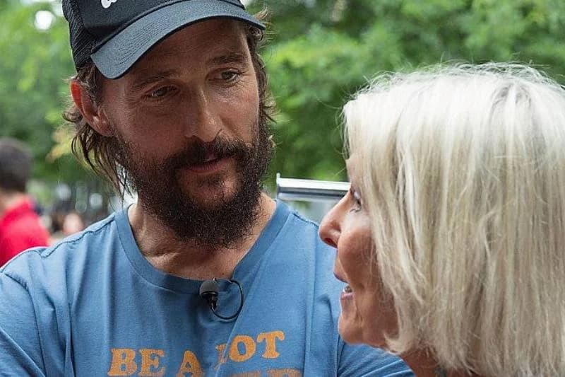 Matthew McConaughey and his mother Kay