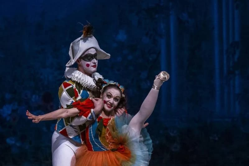 Rehearsal of ''Nutcracker'' ballet performance in Ankara