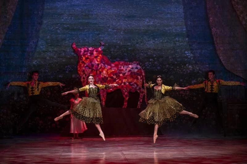 Rehearsal of ''Nutcracker'' ballet performance in Ankara